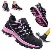 Obuwie robocze - Buty robocze Półbuty Damskie sneakersy Oddychające Bardzo Lekkie z Noskiem - miniaturka - grafika 1