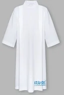 Szaty liturgiczne - Alba liturgiczna lektorska z golfem - miniaturka - grafika 1