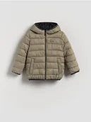 Kombinezony dla dzieci - Reserved - Dwustronna kurtka - beżowy - miniaturka - grafika 1