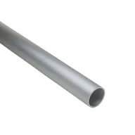 Inne materiały budowlane - Standers Profil okrągły aluminiowy 1m 25x5 mm srebrny - miniaturka - grafika 1