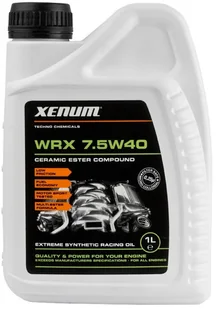 XENUM WRX 7.5W40 OLEJ SILNIKOWY Z DODATKIEM CERAMIKI 1L - Oleje silnikowe XENUM WRX 7.5W40 OLEJ SILNIKOWY Z DODATKIEM CERAMIKI 1L - Oleje silnikowe - miniaturka - grafika 1