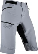 Spodenki rowerowe - Męskie spodenki rowerowe Leatt Enduro 3.0 , Titanium - Grey, M - miniaturka - grafika 1