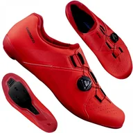 Buty rowerowe - Shimano, Buty sportowe, SHIMANO RC3 SH, RC300 SZOSOWE czerwone, rozmiar 44 - miniaturka - grafika 1