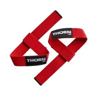 Pozostały sprzęt i akcesoria do ćwiczeń - Thorn Paski FIT do ciężarów LIFTING STRAPS RED Zamów do 16:00 wysyłka kurierem tego samego dnia! - miniaturka - grafika 1