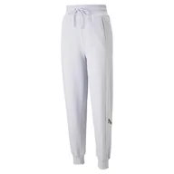 Spodnie damskie - Damskie Spodnie PUMA PUMA POWER NOVA SHINE COLORBLOCK HIGH-WA 67444768 – Fioletowy - miniaturka - grafika 1