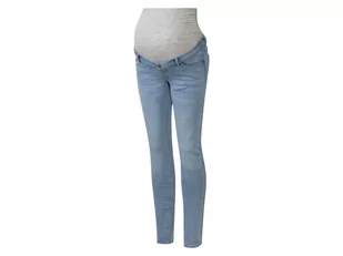 esmara Jeansy ciążowe z bawełną, Skinny Fit (42, Jasnoniebieski denim) - Odzież ciążowa - miniaturka - grafika 1