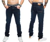 Spodnie męskie - SPODNIE MĘSKIE STANLEY JEANS - 400/013 -106cm L30 - miniaturka - grafika 1