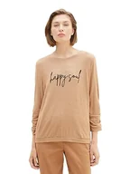 Koszulki i topy damskie - TOM TAILOR T-shirt damski, 32399 - Blush Mahogany Melange, S - miniaturka - grafika 1