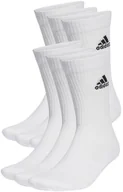 Skarpetki damskie - Skarpety ADIDAS Cushioned Sportswear Crew 6-pak Białe - miniaturka - grafika 1