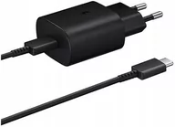 Ładowarki do telefonów - Ładowarka Samsung Fast Charge 25W + Kabel Usb C - miniaturka - grafika 1