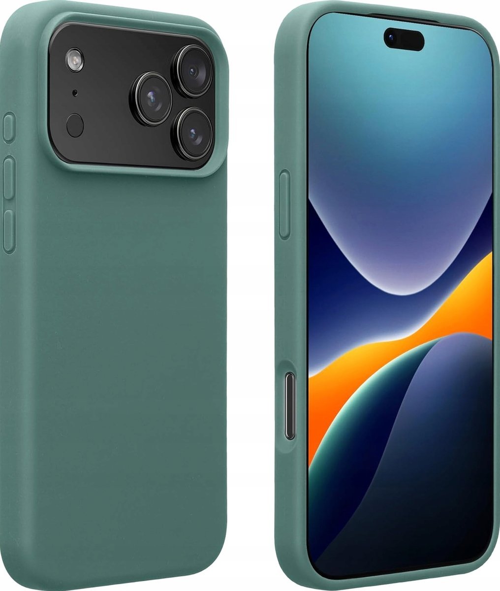 ETUI TELEFON SILIKONOWE 165X78X15CM OBUDOWA ANTYPOŚLIZGOWA CIEMNOZIELONA
