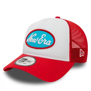 Czapki dla dzieci - Czapka z daszkiem New Era Kids Oval Trucker Newera 60434919 M Czerwony - grafika 1