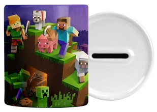 SKARBONKA DLA DZIECI MINECRAFT Z IMIENIEM - Skarbonki - miniaturka - grafika 1