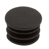 Meble modułowe i akcesoria - Zaślepka płaska Ø25 czarna - miniaturka - grafika 1