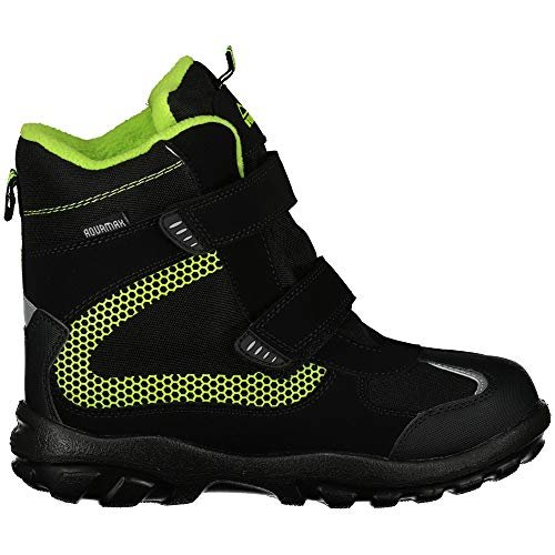 McKINLEY Dziecięce buty śniegowe Après Snowtime AQX Ise Jr. śniegowce, Czarny Czarny Zielony 905, 27 EU