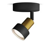 Lampy ścienne - Philips - Oświetlenie punktowe CONDUIT 1xGU10/5W/230V czarne/mosiądz - miniaturka - grafika 1