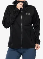 Kurtki damskie - Kurtka przeciwdeszczowa damska Helly Hansen Momentum 3L Stretch Jacket - black - miniaturka - grafika 1