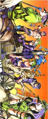 Plakat Anime JoJo no Kimyou na Bouken JOJO_075 A3 Custom Manga