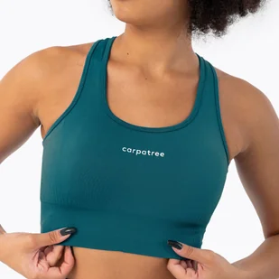 Biustonosz fitness Carpatree Blaze Seamless deep ocean blue - Bielizna sportowa damska - miniaturka - grafika 1
