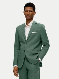 Selected Homme Marynarka 16087870 Zielony Slim Fit - Garnitury - miniaturka - grafika 1
