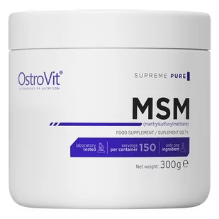 OSTROVIT MSM Plus 300g - Witaminy i minerały dla sportowców - miniaturka - grafika 1