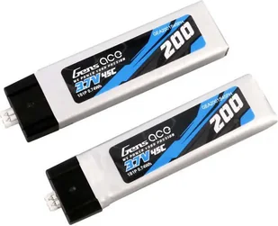 Zestaw akumulatorów Gens Ace, 200mAh, 3,7V, 45C, 1S1P, Bateria Lipo, 2szt. - Baterie do telefonów - miniaturka - grafika 1