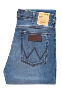 Męskie spodnie jeansowe proste Wrangler GREENSBORO W40 L36 - Spodnie męskie - miniaturka - grafika 1