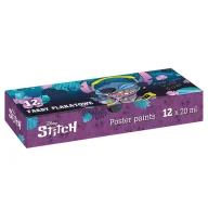Przybory szkolne - Farby plakatowe Disney Core Stitch 20 ml 12 kolorów - PATIO - miniaturka - grafika 1