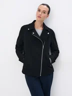Kurtki damskie - Mohito - Kurtka typu biker - czarny - miniaturka - grafika 1