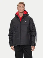 Kurtki i kamizelki sportowe męskie - adidas Kurtka zimowa adicolor JD9071 Czarny Regular Fit - miniaturka - grafika 1