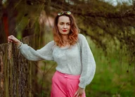 Swetry damskie - Szary szron - miniaturka - grafika 1