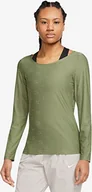 Koszulki i topy damskie - Nike W Nsw Air Aop Ls Top Aligator/Medium Olive L - miniaturka - grafika 1