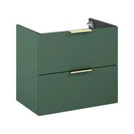 Szafki łazienkowe - Szafka pod umywalkę wisząca Katalonia 60x38.4x53 cm zielona Sensea - miniaturka - grafika 1