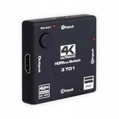 Kable - Switch 3X1 Hdmi 2.0 Przełącznik Rozdzielacz 4K60Hz - miniaturka - grafika 1
