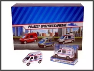 Samochody i pojazdy dla dzieci - Hipo HKG Mini Van Pogotowie 8cm w pud.p24 - miniaturka - grafika 1