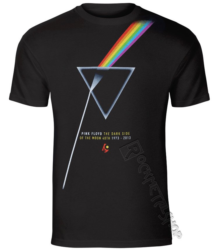 koszulka PINK FLOYD - DARK SIDE OF THE MOON 40TH ANGLED-S