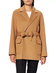 Tommy Hilfiger Damski płaszcz wełniany, Wieś khaki, 64 - Płaszcze damskie - miniaturka - grafika 1
