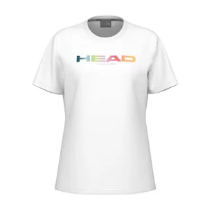 HEAD Rainbow T-shirt damski, biały - Koszulki i topy damskie - miniaturka - grafika 1