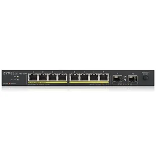 Zyxel Przełącznik GS1100-10HP-EU0102F 120W PoE 8xGigabit 2xFiber Uplilk Switch GS1100-10HP-EU0102F - Switche - miniaturka - grafika 1