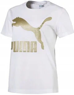 KOSZULKA DAMSKA PUMA CLASSICS LOGO 576242-02 R. S - Koszulki i topy damskie - miniaturka - grafika 1