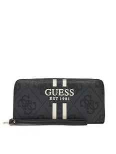 Guess Duży Portfel Damski Laurell II Slg SWOS74 59146 Czarny - Portfele - miniaturka - grafika 1