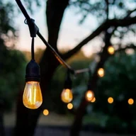 Lampy ogrodowe - Eko-Light GIRLANDA 15m ogrodowa IP44 czarna - miniaturka - grafika 1