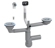 Syfony - Syfon zlewozmywakowy Flexloc 1,5- i 2-komorowy 90 mm - miniaturka - grafika 1