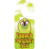 Numery na dom - Oznaczenie "Zapach zagrażający życiu..." 8 x 19 zawieszka - miniaturka - grafika 1