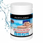 Akcesoria do basenów - ACRYLMED MULTICHLOR TABLETKA 20G - 0,4KG - miniaturka - grafika 1