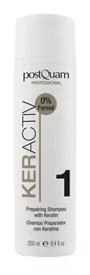 postQuam Post quam obróbki wstępnej Shampoo z Keratin 250 ML PQPKER01 - Szampony do włosów - miniaturka - grafika 1