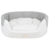 Legowiska dla psów - Ami Play Legowisko Elipsa 2 in 1 Morgan M 64[x]x55[y]x19[h] cm Biały - miniaturka - grafika 1