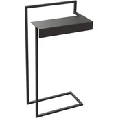 Wieszaki łazienkowe - Deante Wieszak 80 cm podłogowy z półką , czarny Mokko ADM N632 [16721075] - miniaturka - grafika 1