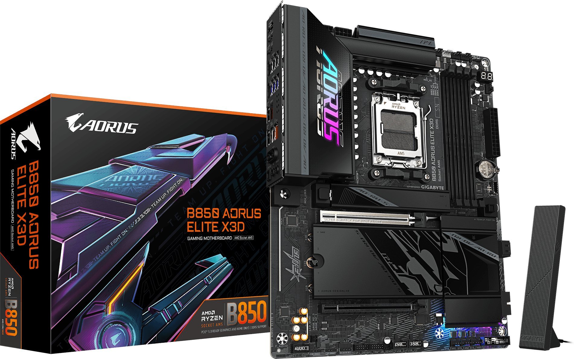 Gigabyte B850 AORUS ELITE X3D AMD B850 Gniazdo AM5 ATX