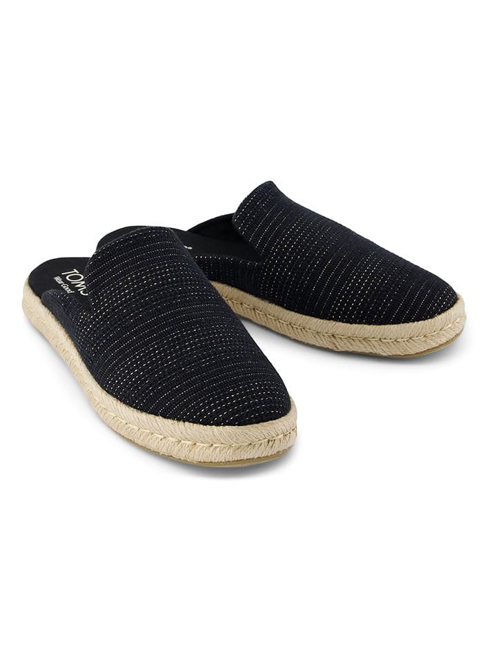 TOMS Chodaki w kolorze czarnym